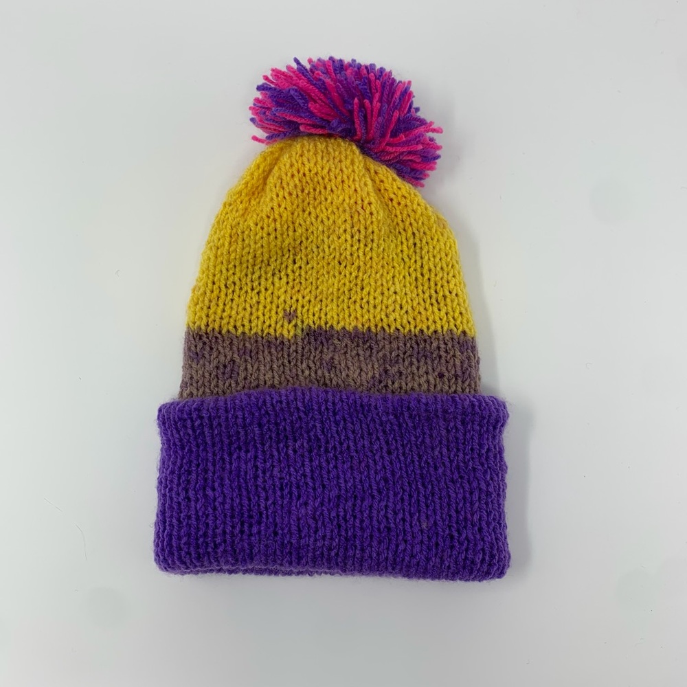 New Hand Knitted Beanie Hat